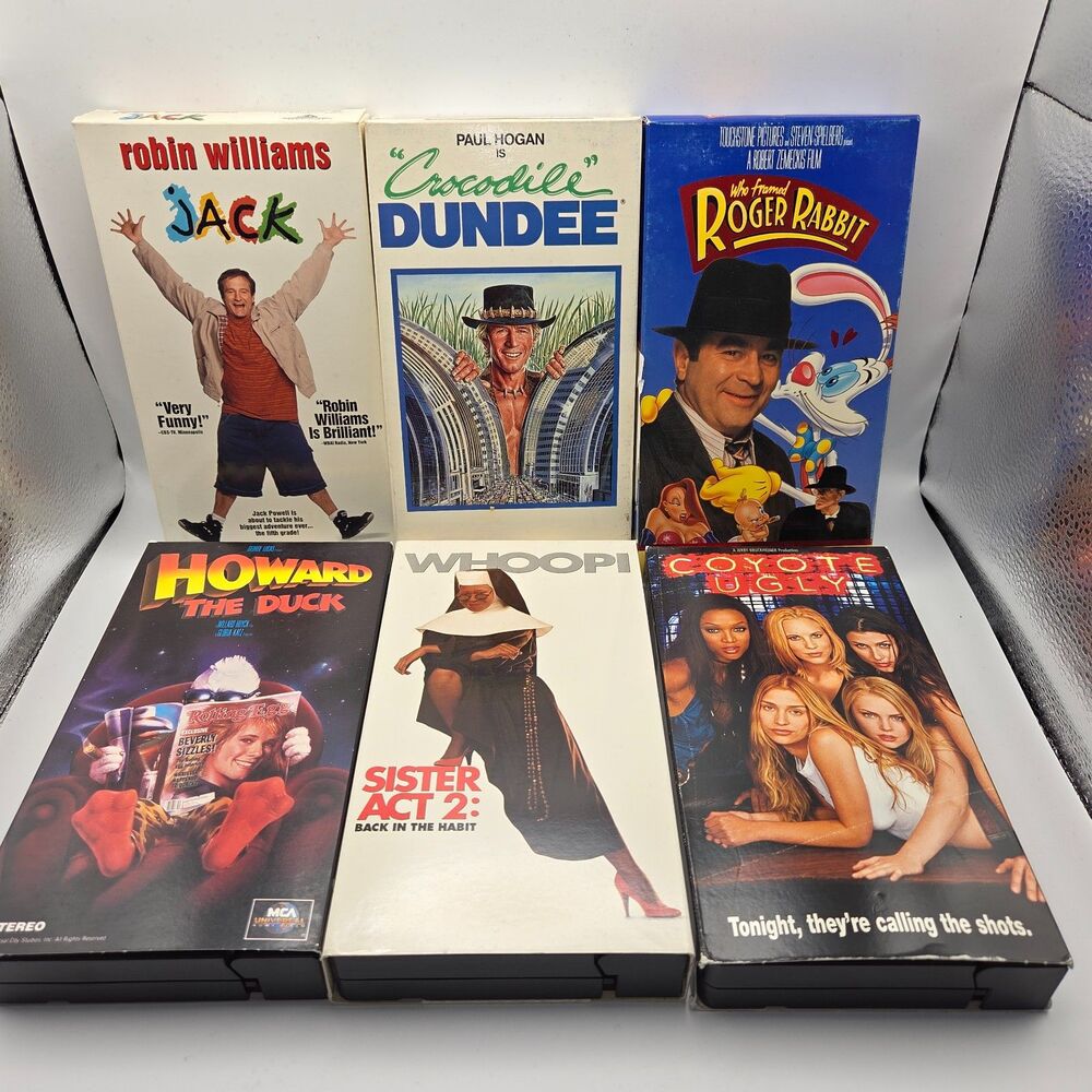 Comedy Movie VHS Lot of 6 - Tested